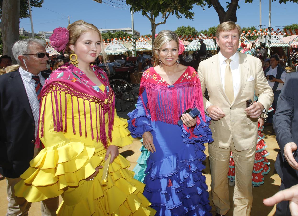 Los Reyes de Holanda celebran su aniversario en la Feria de Sevilla